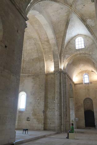 La voûte de l\_église abbatiale de Montmajour