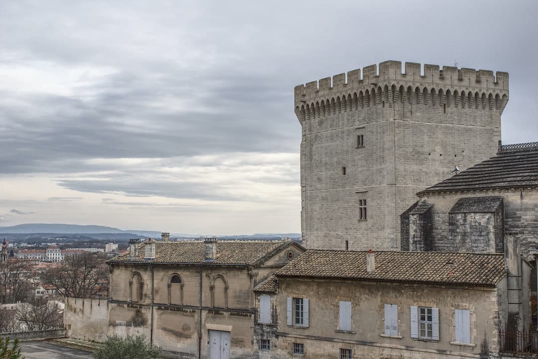 L_architecture du Palais des papes