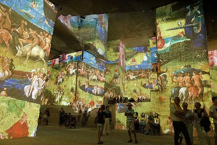 Les Carrières de Lumières, des spectacles vertigineux.