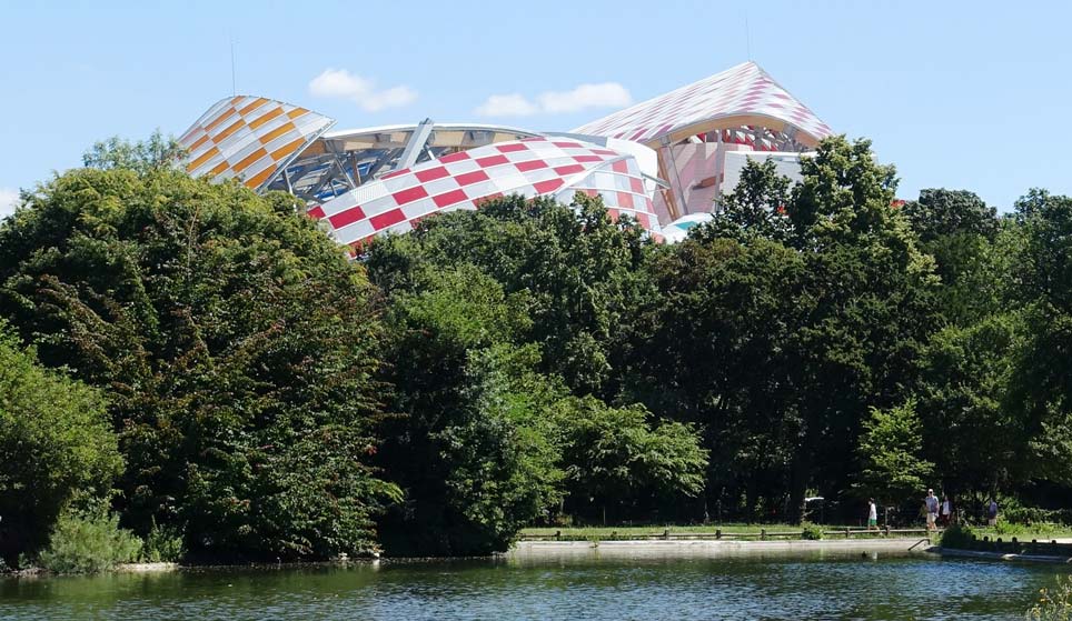 Les structures de la fondation Louis Vuitton