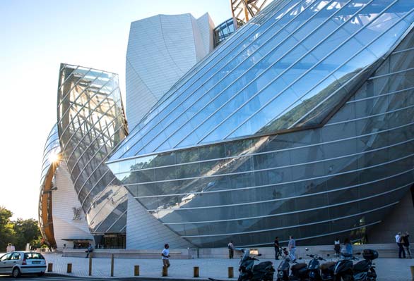 Les design de la fondation Louis Vuitton