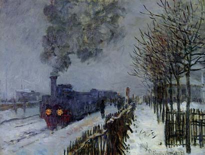 Train dans la neige - Claude Monet