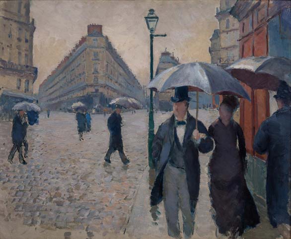 Gustave Caillebotte - Rue de Paris. Temps de pluie