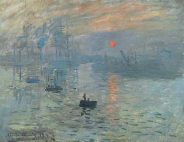 Impression soleil levant, au musée Marmottan Monet