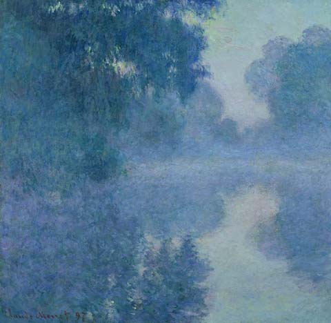 Claude Monet - Bras de Seine près de Giverny, soleil levant