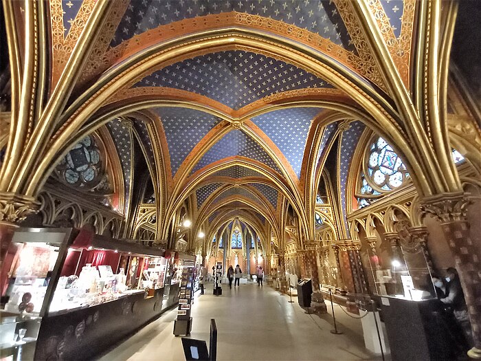 La voûte étoilée de la Sainte-Chapelle