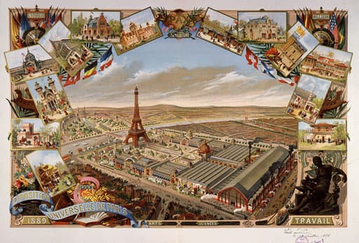 La tour Eiffel et le paris de la belle époque