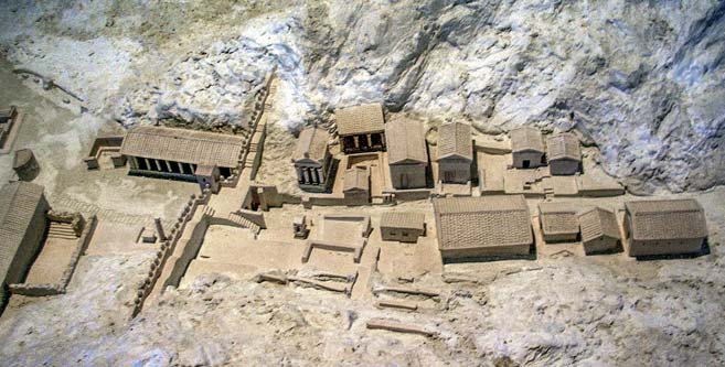 La maquette du musée de Glanum