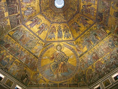 Les mosaïques du baptistère de la Cathédrale de Florence