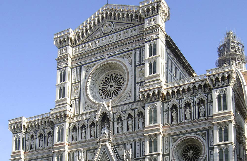 La façade de la Cathédrale de Florence