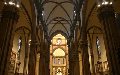 Les plafonds de la nef de la Cathédrale de Florence