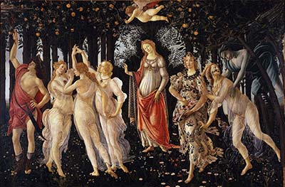 Le Printemps , Sandro Botticelli, Musée des offices #center