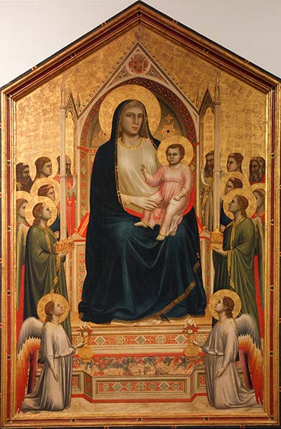 Giotto, Vierge d\_Ognissanti, Musée des Offices