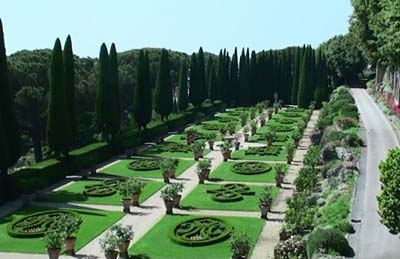 Les jardins du musée du Vatican